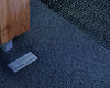 Rubber vloer wasplaats, gietvloer gecombineerd met anti-slipmat.