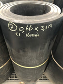 Gebruikte rubber op rol (Z.g.a.n.)
