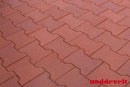 Rubber H-Klinker Rood