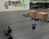 Crossfit vloer van gebruikte transportbanden