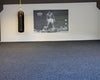 Rubber sportvloer in boxschool. 
