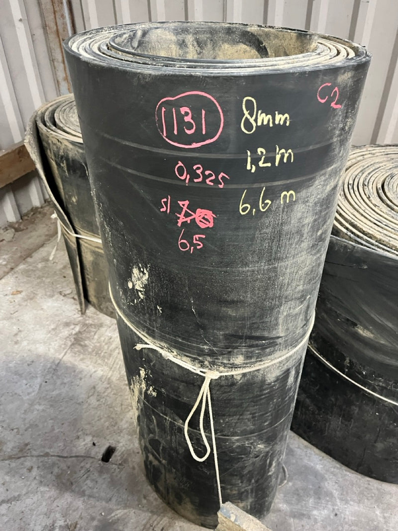 Gebruikte Transportband rubber (Diverse rollen)