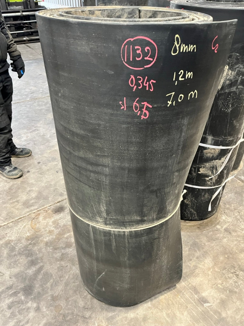 Gebruikte Transportband rubber (Diverse rollen)
