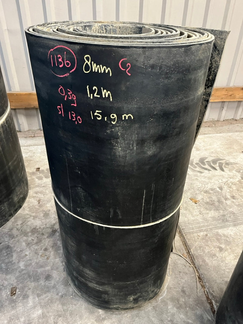Gebruikte Transportband rubber (Diverse rollen)