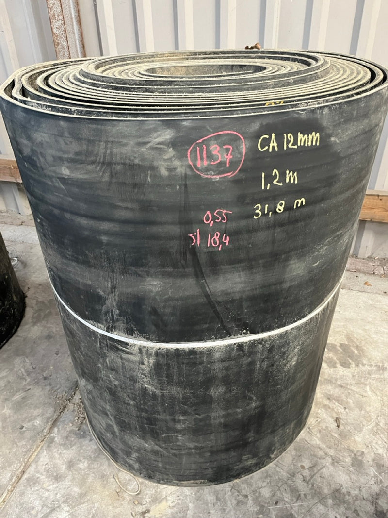 Gebruikte Transportband rubber (Diverse rollen)