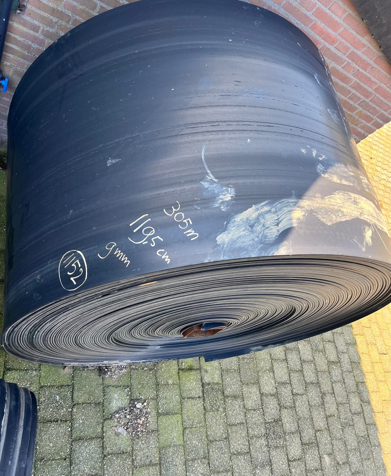 Gebruikte rubber op rol (Z.g.a.n.)