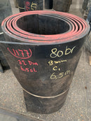 Gebruikte rubber op rol (Z.g.a.n.)