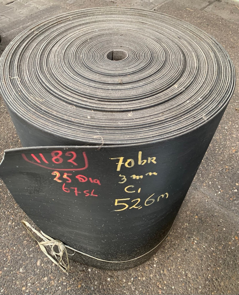 Gebruikte rubber op rol (Z.g.a.n.)