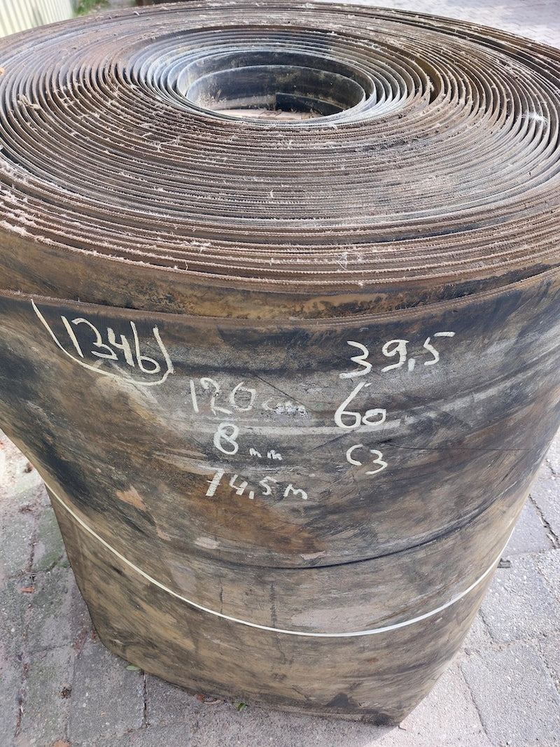 Gebruikte rubber op rol (Budget)