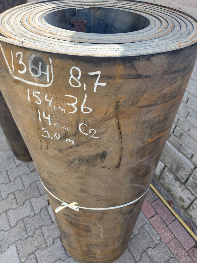 Gebruikte Transportband rubber (Diverse rollen)