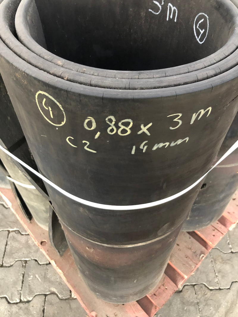 Gebruikte rubber op rol (Budget)