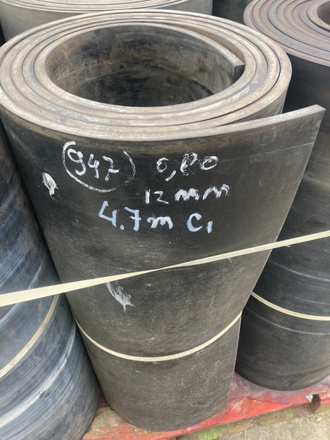Gebruikte rubber op rol (Z.g.a.n.)