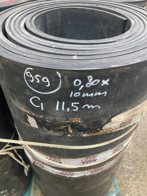 Gebruikte rubber op rol (Z.g.a.n.)