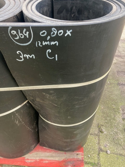 Gebruikte rubber op rol (Z.g.a.n.)