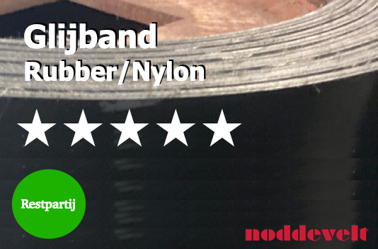 Glijband Rubber/Nylon - Restpartij