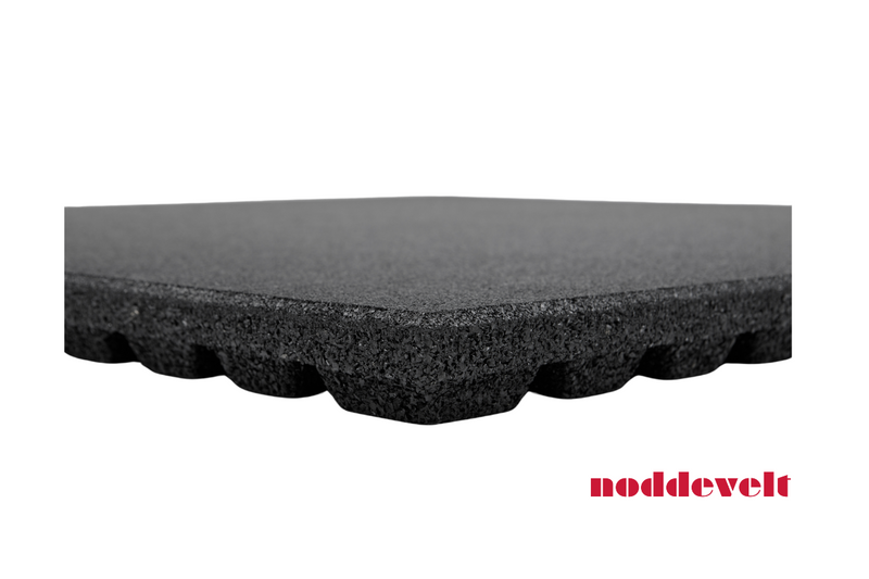Crossfit tegel 43mm black | 1000x1000