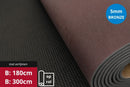 Rubber trailermat hamerslag 5mm (RS5) - B:180 / B: 300cm - OP ROL