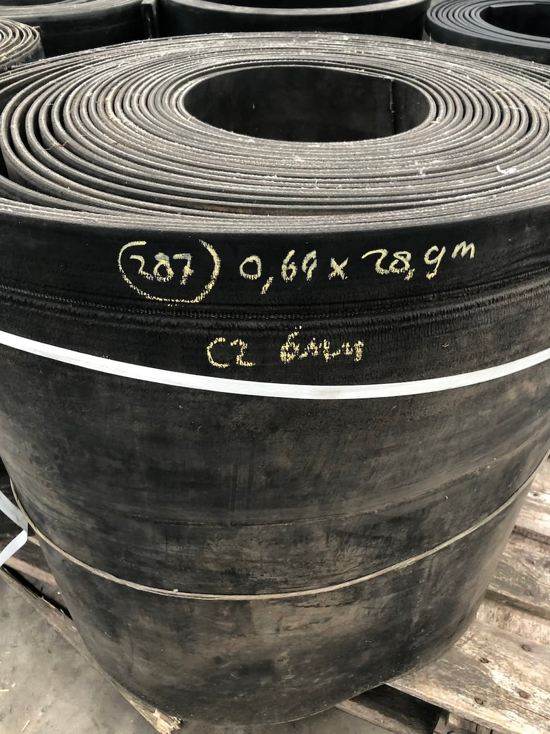 Gebruikte Transportband rubber (Diverse rollen)