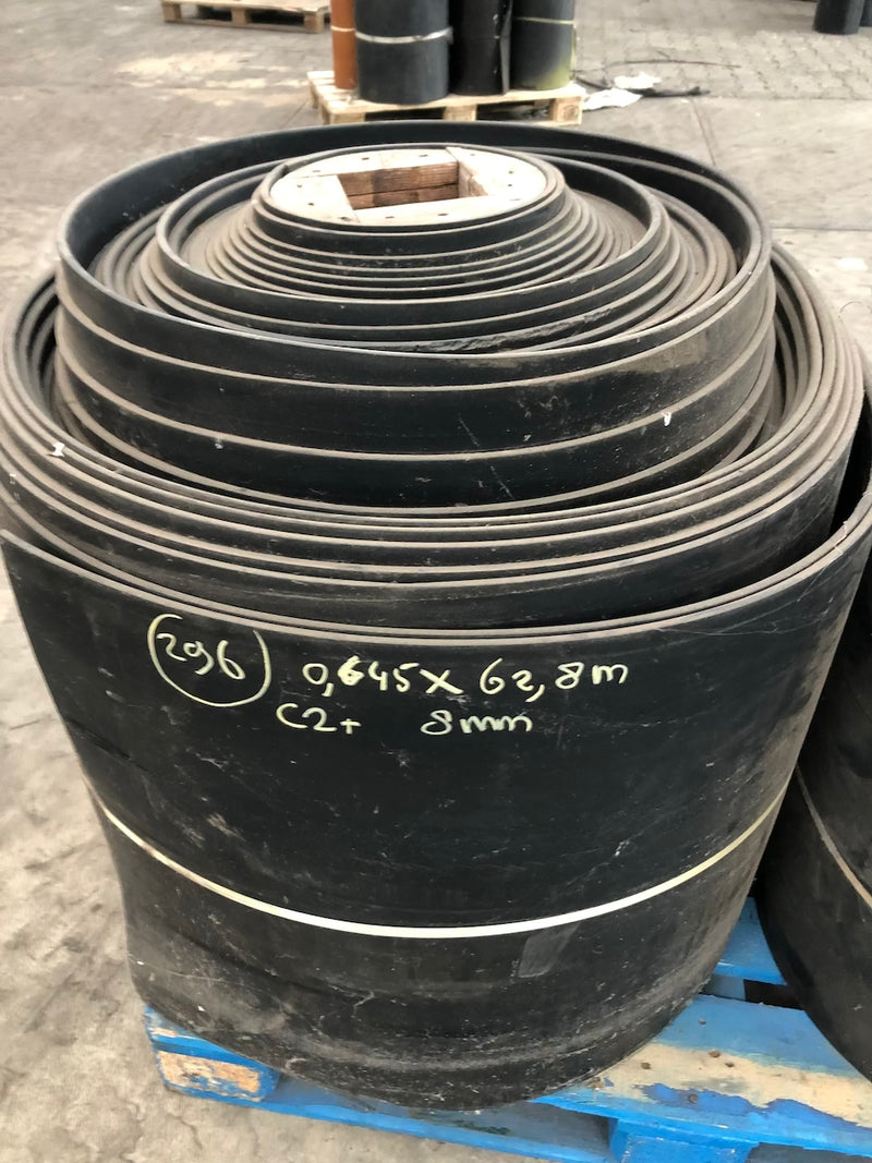 Gebruikte Transportband rubber (Diverse rollen)