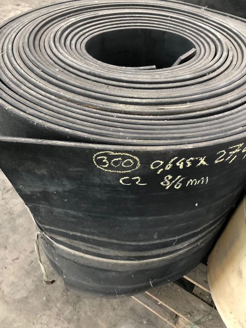 Gebruikte Transportband rubber (Diverse rollen)