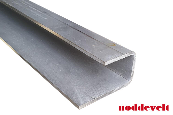 RVS U-Profiel 4mm 75x45